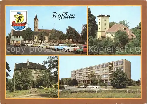 Rossau Sachsen Station Junger Techniker Burg Schule Kat. Rossau Mittweida