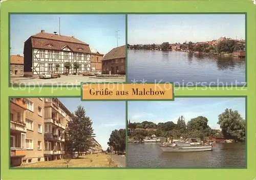 Malchow am See Kat. Malchow Mecklenburg