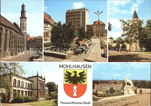 Muehlhausen Thueringen Thomas Muentzer Stadt Kat. Muehlhausen Thueringen