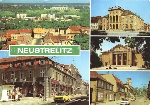 Neustrelitz Wilhelm Pieck Strasse Friedrich Wolf Theater Kat. Neustrelitz