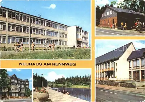 Rennweg Katschberg Neuhaus Schule Erholungsheim Schwimmbad Post Kat. Rennweg am Katschberg