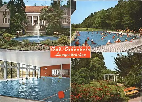 Bad Schoenborn Langenbruecken Schwimmbad Kat. Bad Schoenborn