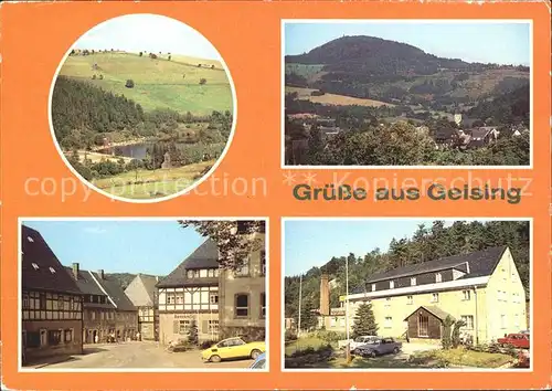Geising Erzgebirge Stadtbad Huettenteich Erholungsheim am Aschergraben Kat. Geising Osterzgebirge