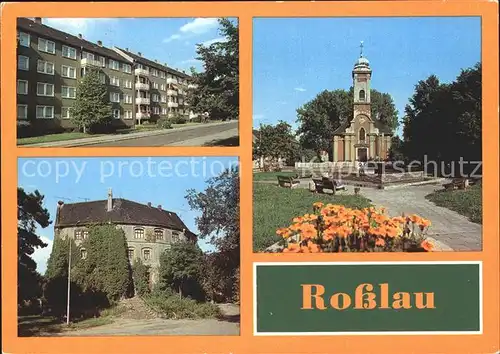 Rosslau Elbe Mitschurinstrasse Burg Schillerplatz / Dessau-Rosslau /Anhalt-Bitterfeld LKR