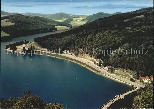 Diemelsee Fliegeraufnahme Naturpark  Kat. Diemelsee