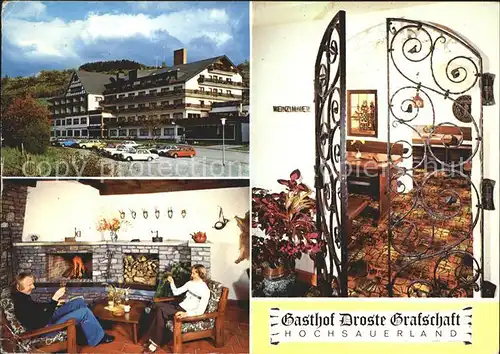 Schmallenberg Gasthaus Droste Grafschaft Kat. Schmallenberg