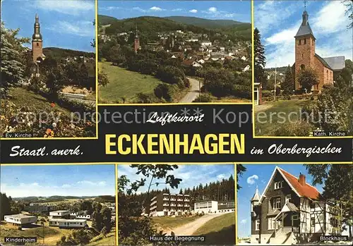 Eckenhagen Kirchen Kinderheim Kat. Reichshof