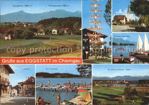 Eggstaett Oberbayern Frauenchiemsee Kampenwand Hartsee / Eggstaett /Rosenheim LKR