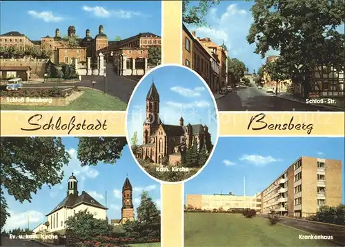 Bensberg Schloss Schlossstrasse Krankenhaus Kat. Bergisch Gladbach