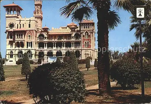 Alexandria Alexandrie Aegypten Montazah Palace / Alexandria /