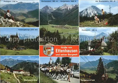 Ettenhausen Schleching Wuhrstein Alm Hochgern Breitenstein Kat. Schleching