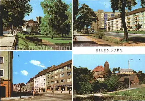 Eilenburg Bahnhof Hochhaus Leipziger Strasse  Kat. Eilenburg