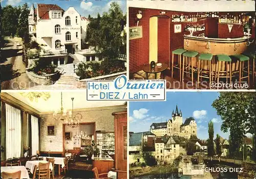 Diez Lahn Hotel Oranien Schloss Scotch Club Kat. Diez