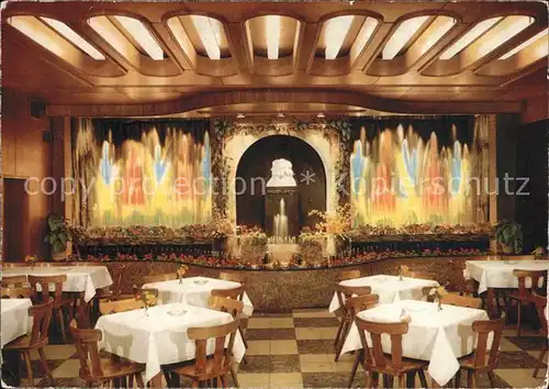 Altenberg Rheinland Restaurant und Wasserspiele Deutscher Maerchenwald Kat. Odenthal