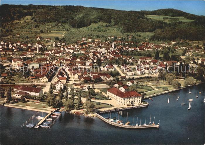 AK / Ansichtskarte Ludwigshafen Bodensee Fliegeraufnahme Kat. Bodman