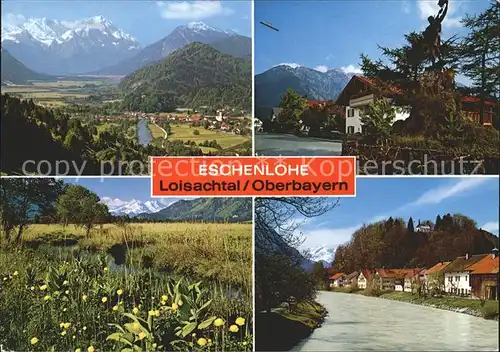 Eschenlohe Loisachtal Murnauer Moos Kriegerdenkmal Kat. Eschenlohe