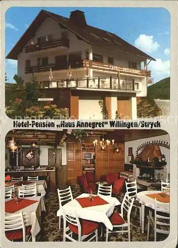 Willingen Sauerland Hotel Pension Cafe Haus Annegret Kat. Willingen (Upland)