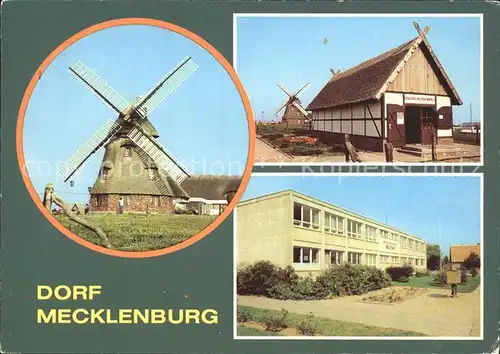 Dorf Mecklenburg Windmuehle Kat. Dorf Mecklenburg