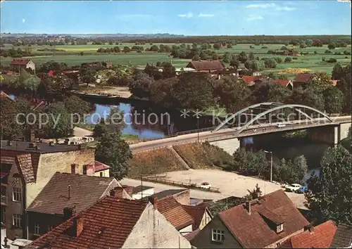 Oderberg Mark Fliegeraufnahme Brueckenpartie Kat. Oderberg Mark