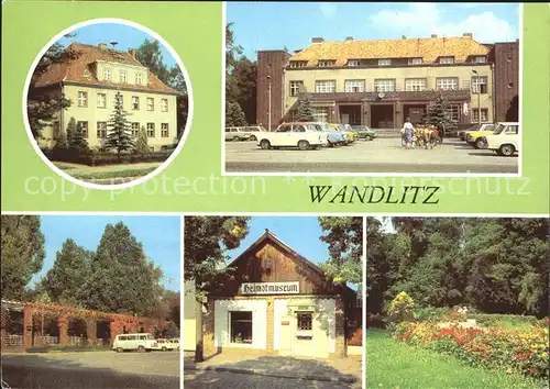 Wandlitz Postamt Bahnhof Heimatmuseum Kat. Wandlitz