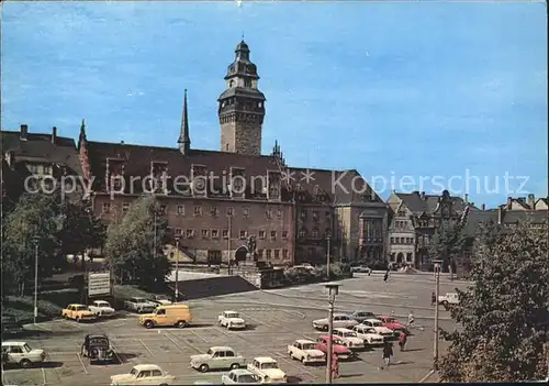 Zeitz Rathaus am Friedensplatz Kat. Zeitz