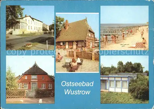 Wustrow Ostseebad Ferienheim Helgoland Cafe Sonnenhof Strand Kat. Ostseebad Wustrow