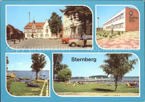 Sternberg Mecklenburg Karl Liebknescht Platz Strand Kulturhaus Kat. Sternberg Mecklenburg