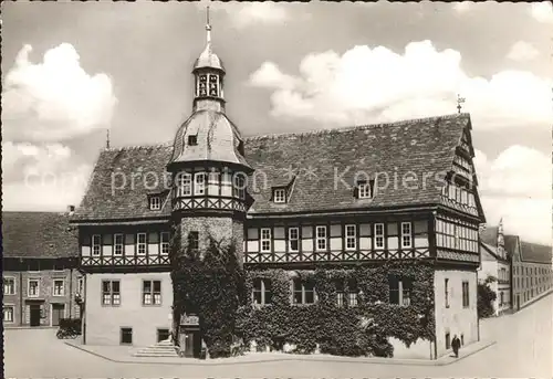 Hoexter Weser Rathaus Weserrenaissance Glockenspiel Kat. Hoexter