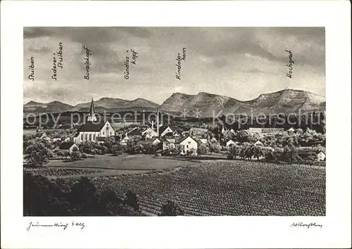 Heimenkirch Panorama Allgaeuer Alpen Kat. Heimenkirch