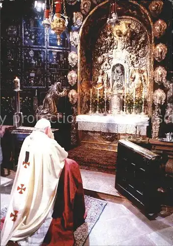 Altoetting Papstbesuch 1980 Joh Paul II in Altoetting Gnadenaltar Hl Kapelle Kat. Altoetting