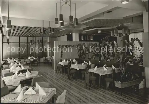 Oberhof Thueringen Interhotel Panorama Restaurant Beograd Kat. Oberhof Thueringen