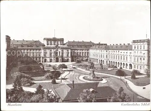 Mannheim Kurfuerstliches Schloss Kat. Mannheim