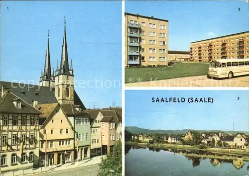 Saalfeld Saale Markt OT Gorndorf Saalepartie Kat. Saalfeld