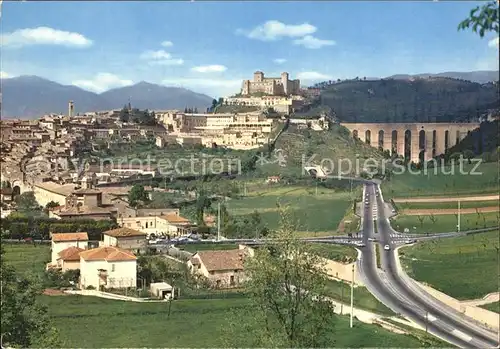 Spoleto Panorama Castello Kat. Spoleto