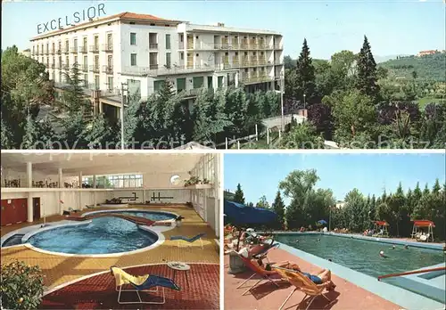 Abano Terme Hotel Terme Excelsior Hallen und Freibad Kat. Abano Terme