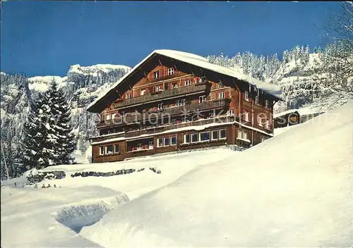 Braunwald GL Haus Bergfrieden Kat. Braunwald