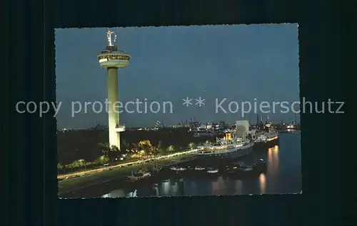 Rotterdam Euromast met gezicht op Parkhaven Kat. Rotterdam