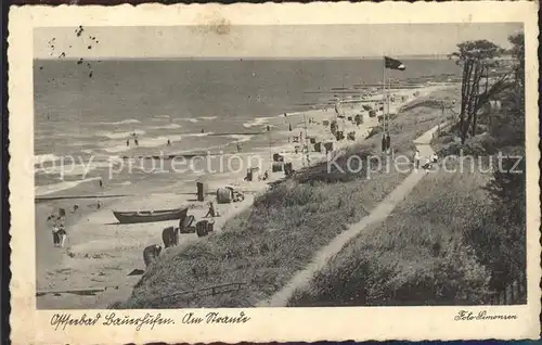 Bauerhufen Pommern Ostseebad Strandpartie Kat. Chlopy