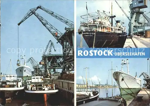 Rostock Mecklenburg Vorpommern ueberseehafen Kat. Rostock
