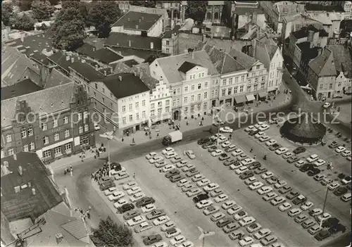 Stralsund Mecklenburg Vorpommern Leninplatz Fliegeraufnahme Kat. Stralsund