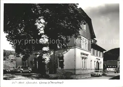 Geising Erzgebirge HO  Hotel Geisinghof Kat. Geising Osterzgebirge