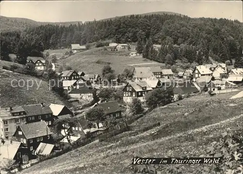 Vesser Rennsteig Dorf Kat. Schmiedefeld Rennsteig