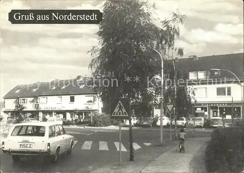 Norderstedt Geschaeftszeile Ecke Bahnhofstrasse Kat. Norderstedt