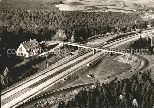 Bad Hersfeld Fliegeraufnahme Autobahnraststaette Kat. Bad Hersfeld