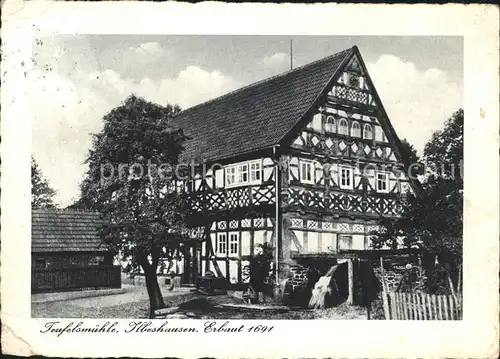 Ilbeshausen Hochwaldhausen Teufelsmuehle Kat. Grebenhain