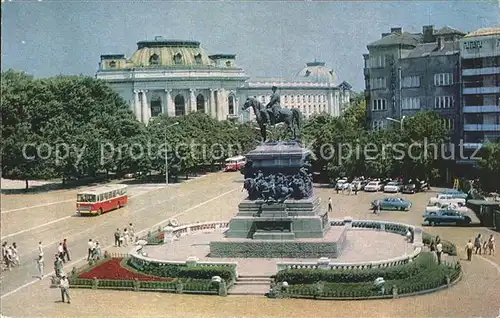 Sofia Sophia Reiterstandbild Denkmal Zar Alexanders / Sofia /