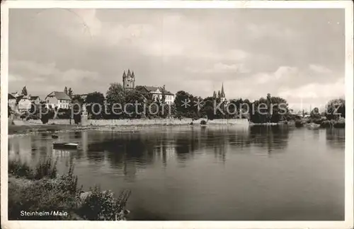 Steinheim Main Teilansicht Schloss Kat. Hanau