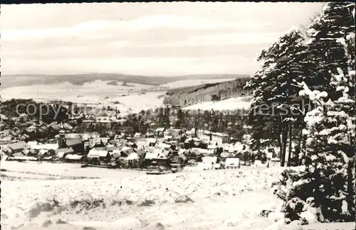 Bad Salzschlirf Blick vom Sengersberg Kat. Bad Salzschlirf