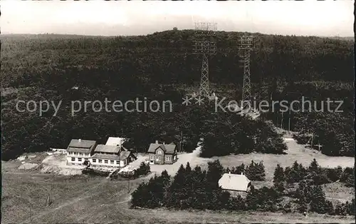 Schotten Berggasthof Hoherodskopf Vogelsberg Kat. Schotten