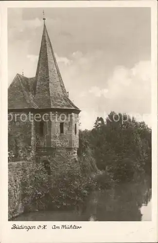 Buedingen Hessen Am Muehltor Kat. Buedingen